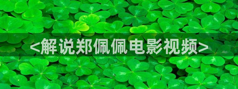 新视觉影院4080：<解说郑佩佩电影视频>
